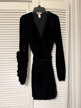 Blue Hm Velvet Dress for Sale up to 90% Off: Poshmark